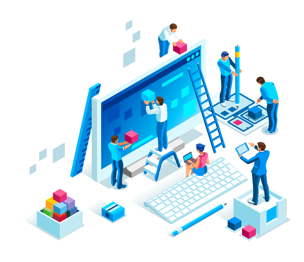 software development team working efficiently together
